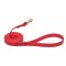 Red Waterproof Swiss Mountain Dog Leash Made of Biothane