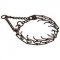 "Pro Style" Herm Sprenger Black Stainless Steel Swiss Mountain Dog Prong Collar 1/6 inches (4.0 mm)