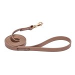 Khaki Waterproof Swiss Mountain Dog Leash Made of Biothane