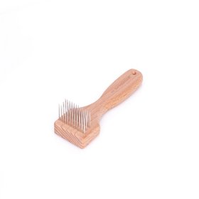 "Tidy Look" Wooden Brush/Comb With Metal Teeth for Swiss Mountain Dog