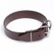 Extra Wide Brown Biothane Swiss Mountain Dog Collar