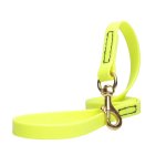 Yellow Waterproof Swiss Mountain Dog Leash Made of Biothane