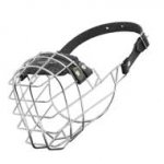 'The Silencer' Wire Cage Swiss Mountain Dog Muzzle With One Strap