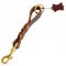 Short Leather Swiss Mountain Dog Leash (Pull Tab Leash)