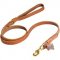 Walking and Training Leather Swiss Mountain Dog Leash with Comfy Handle