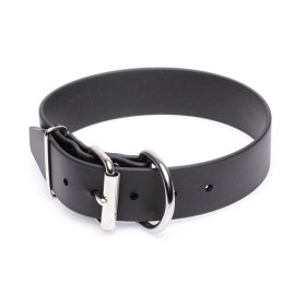 Extra Wide Black Biothane Swiss Mountain Dog Collar