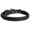 Swiss Mountain Dog Braided Leather Collar 1 Inch