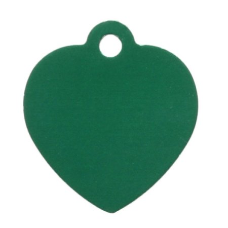 Heart Shaped Personalized Engraving ID tag