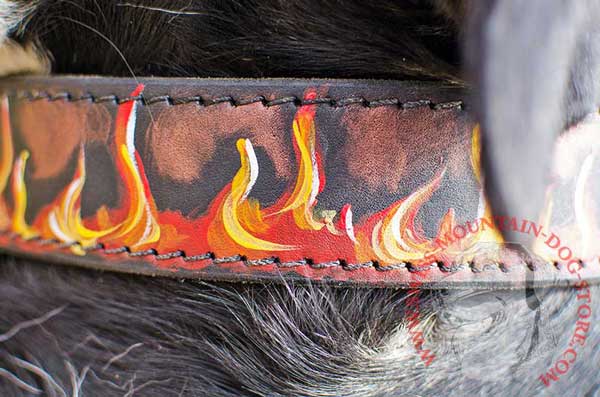 Exclusive Painting - Red Flames Looking Like Natural Ones