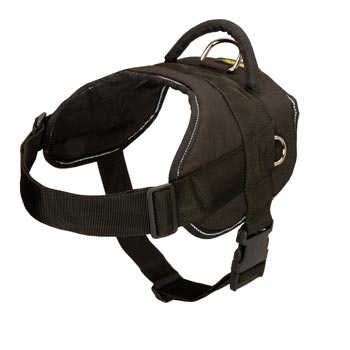 Swiss Mountain Dog Harness Nylon Multifunctional with Control Handle