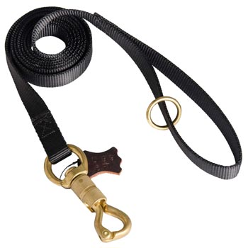 Professional Nylon Dog Leash for Police Training of Swiss Mountain Dog