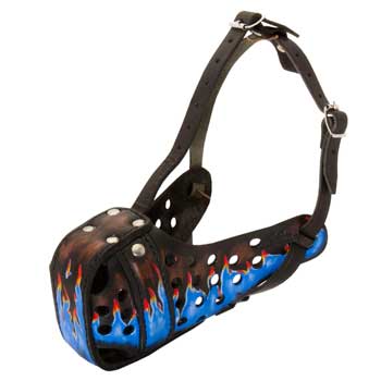 Swiss Mountain Dog Muzzle for Attack Training