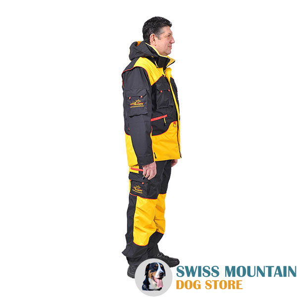 Comfortable Dog Training Bite Suit with Back Pockets