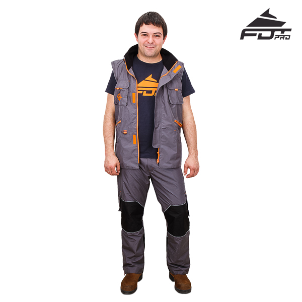 Everyday Use Dog Trainer Suit Grey Color from FDT Pro Wear