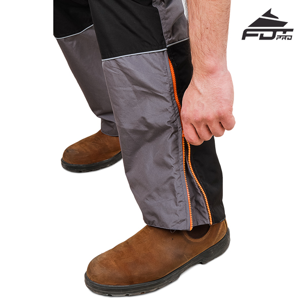 Top Rate Zip fasteners on Pro Pants for Dog Training
