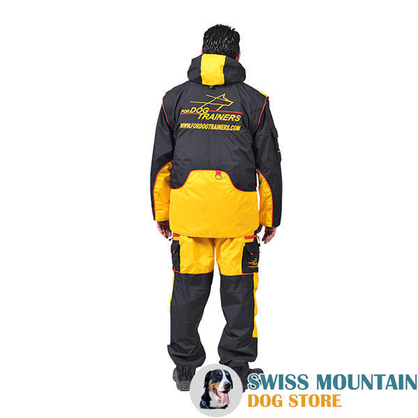 Membrane Material Dog Training Bite Suit with a Few Pockets